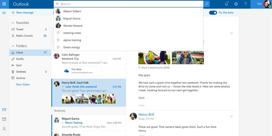 Microsoft, Outlook.com'u baştan sona yeniliyor