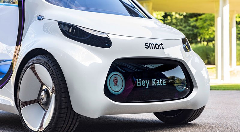 Smart'ın yeni otonom araç konsepti sizi gerçekten selamlıyor