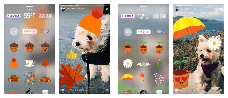 Instagram mevsimlere özel stickerlarıyla karşımızda!