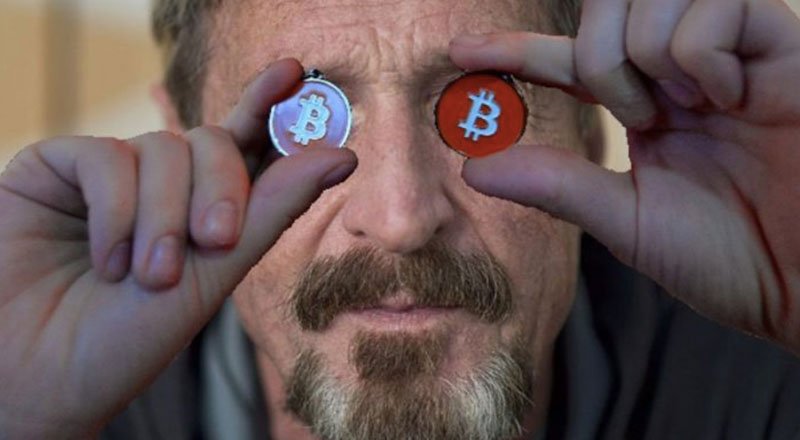 John McAfee, Bitcoin'e dolandırıcık diyen JPMorgan CEO'su Jamie Dimon'a meydan okudu