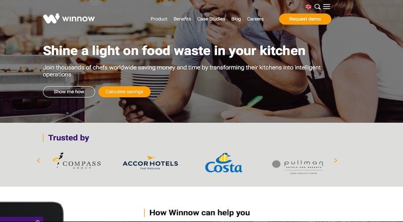 Mutfaklarda gıda israfını önleyen Winnow, 7.4 milyon dolar yatırım aldı