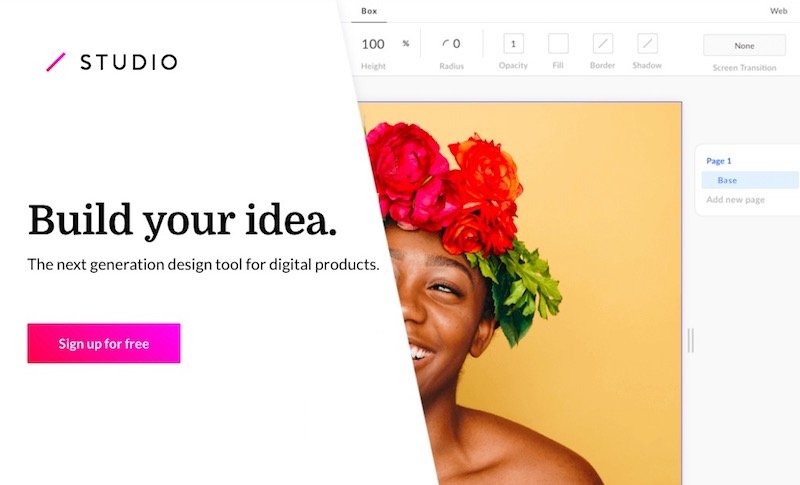 Kodlama bilmeden girişim fikrinizi ücretsiz canlandırın: Studio Design