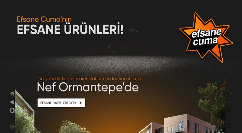 Otomobil satışına alıştığımız e-ticarette yeni dönem ev satışı mı?