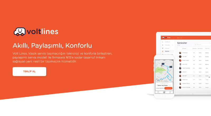 Volt Lines: Yolculuk paylaşım uygulaması Volt, yeni nesil servis taşımacılığına pivot etti