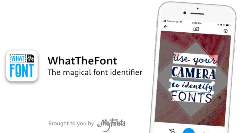 Yazı fontları için Shazam benzeri çözüm: WhatTheFont