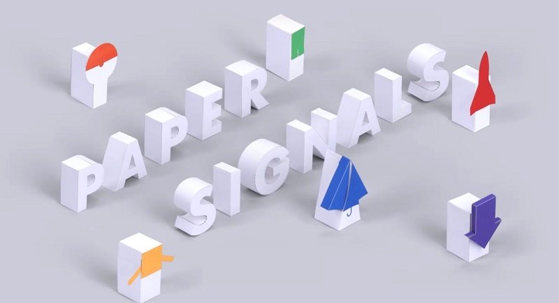 Google Paper Signals: Sesinizle kontrol edebileceğiniz kağıt objeler