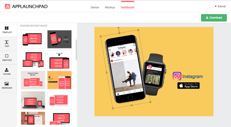 AppLaunchpad: Uygulama üreten girişimler için Mock-Up servisi