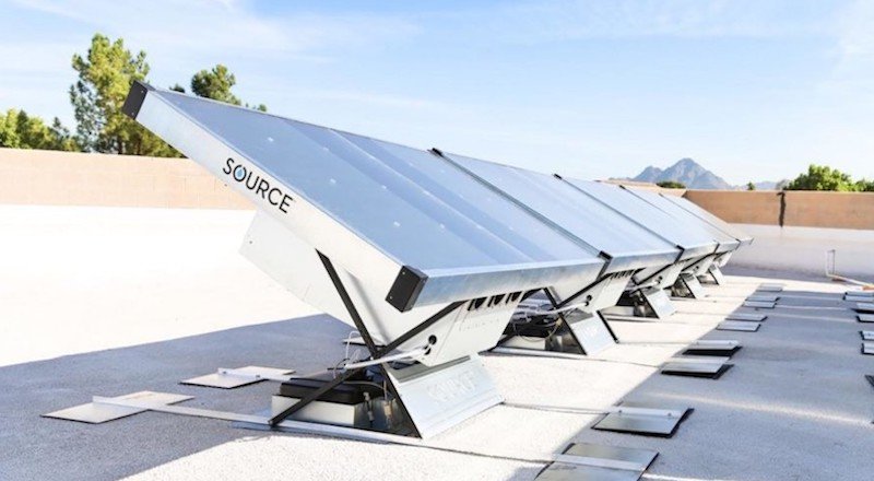 Güneş ve havadan içme suyu üretebilen panel: SOURCE