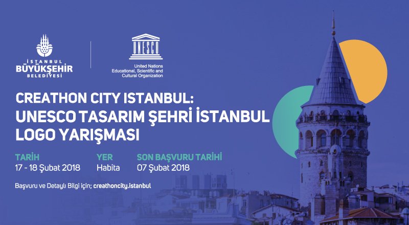 Creathon City İstanbul: UNESCO Tasarım Şehri İstanbul’un Logosunu Tasarla!