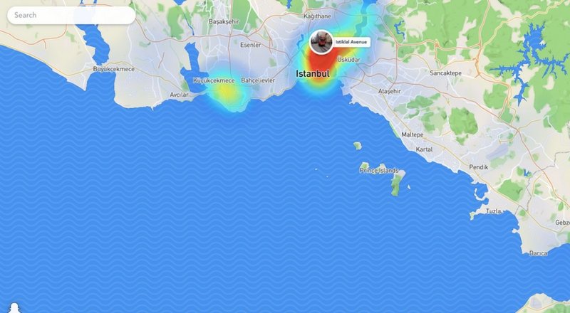 Snapchat'in Snap Map'i artık web üzerinden kullanılabiliyor