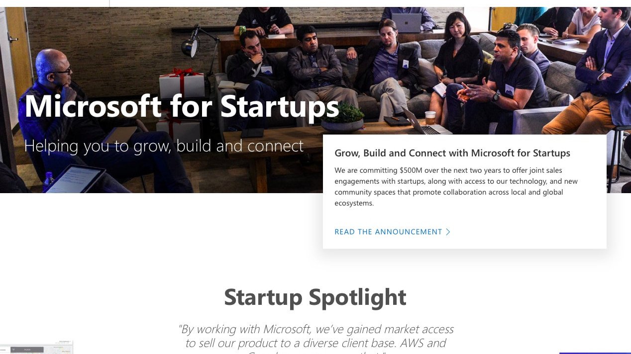 Microsoft'tun, 500 milyon dolarlık kaynak ayırdığı girişim programı: Microsoft for Startups