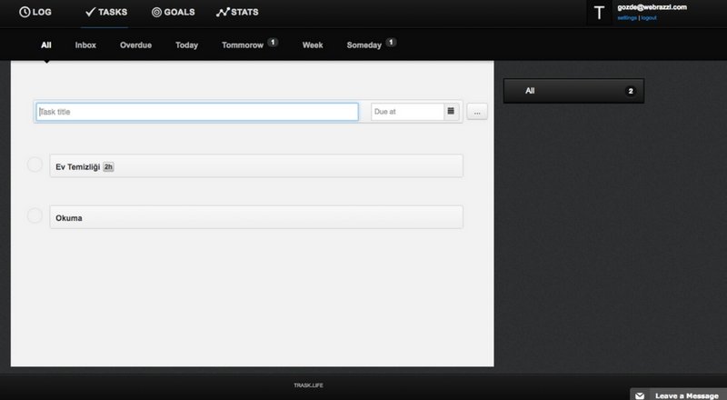 Hedefleriniz ve yapılacaklar listeleriniz için yeni bir platform: Trask