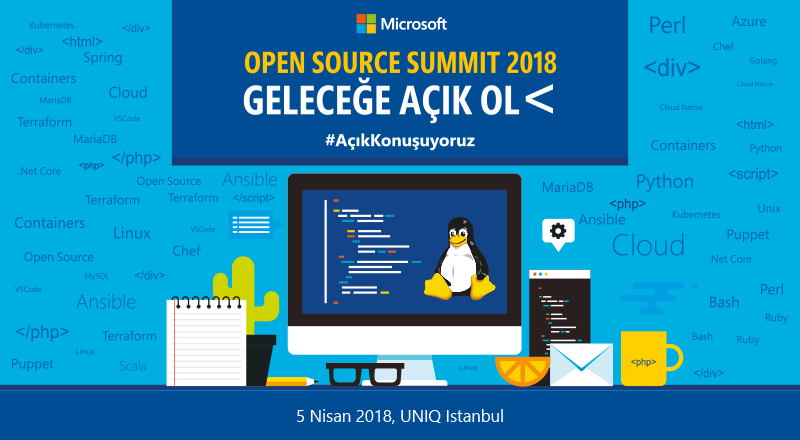 Açık kaynak tutkunları Microsoft Open Source Summit 2018’de bir araya gelecek