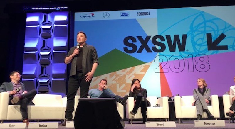 SXSW'da Elon Musk sürprizi