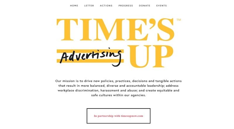 Reklam dünyasının kadın liderlerinden adil şartlar için yeni bir akım: Time's Up Advertising