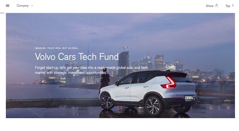 Girişimlerle yakın olmak isteyen Volvo, yatırım fonu kurdu