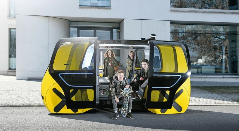 Volkswagen'in otonom aracı SEDRIC, okul servisi olarak yeniden tasarlandı