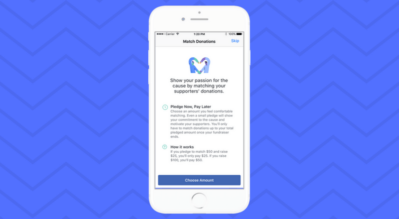 Facebook bireysel bağış kampanyası ücretleri düşüyor