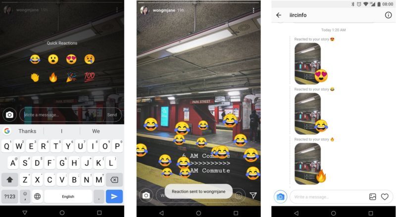 Instagram'ın test ettiği ifadeler, çekim modları ve diğer yeni özellikler
