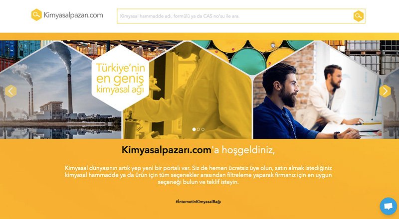 Kimyasal ürünler için pazar yeri: Kimyasalpazarı.com