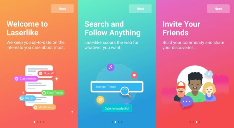 İlgi alanınıza göre içerikler sunan haber kaynağı uygulaması: Laserlike