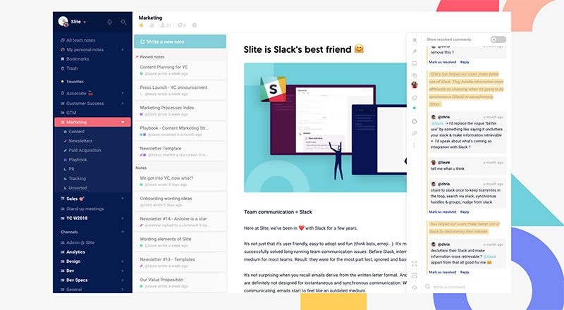 Takımlar için not uygulaması Slite, 4,4 milyon dolarlık yatırım turunu tamamladı