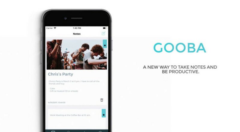 iOS kullanıcıları için alternatif not alma uygulaması: Gooba