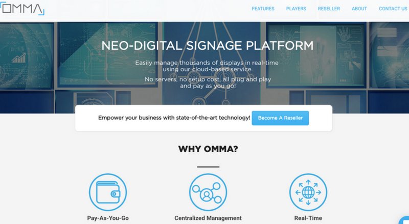 Markaları ve müşterileri dijital ekranlar üzerinden buluşturan platform: OmmaSign