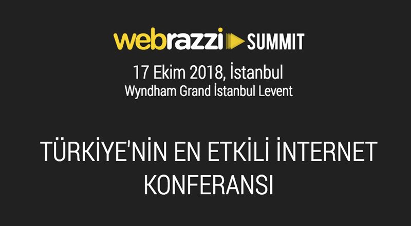 Webrazzi Summit 2018 için yüzde 20 indirim fırsatı [İndirim kodu]