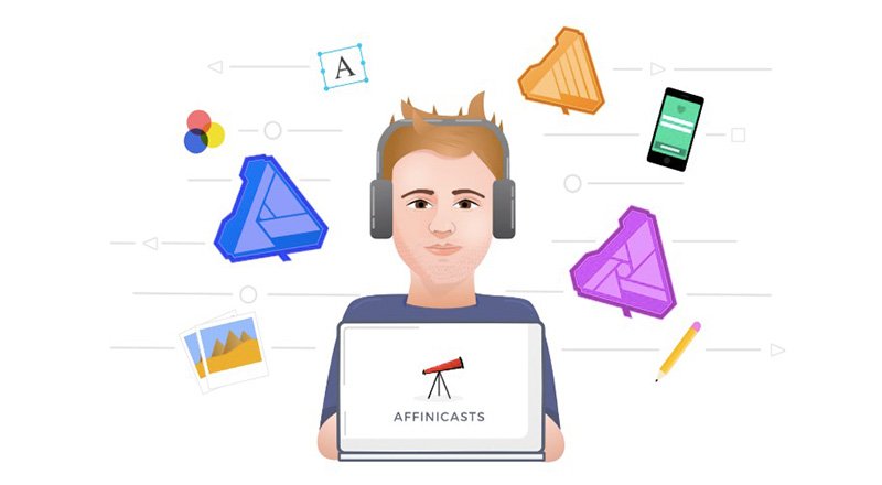 Affinity-Serif ürünlerine odaklanan video eğitim platformu: Affinicasts