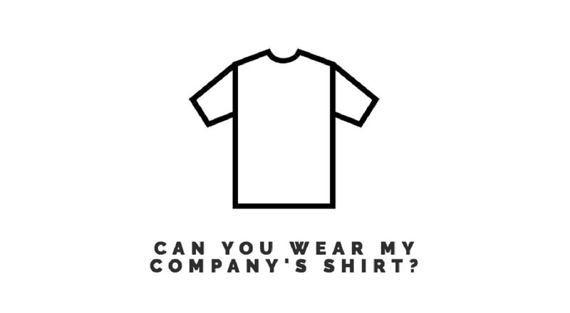 Şirket logolu tişörtlerle reklam yapmak: 