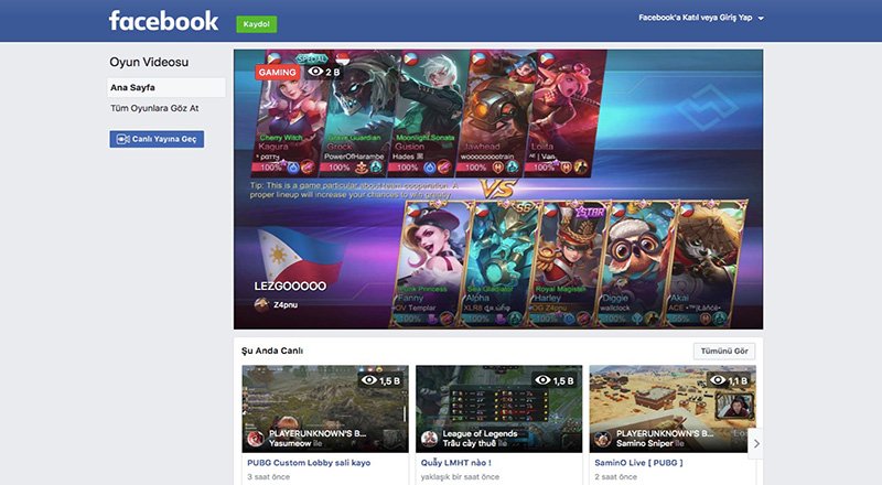 Facebook, Twitch rakibi oyun platformu olan Fb.gg'yi duyurdu