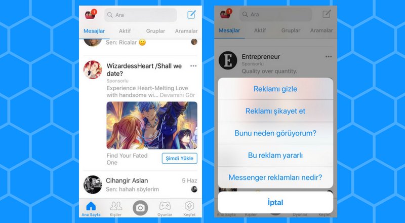 Facebook, Messenger'da otomatik oynatılan video reklamları yayına aldı