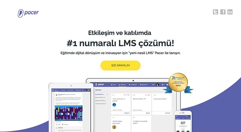 Yeni nesil kurumsal eğitim yönetimi uygulaması: Pacer