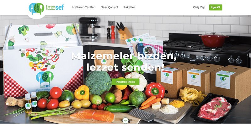 Yeni lezzetler denemek isteyenler için yemek abonelik servisi: Taze Şef