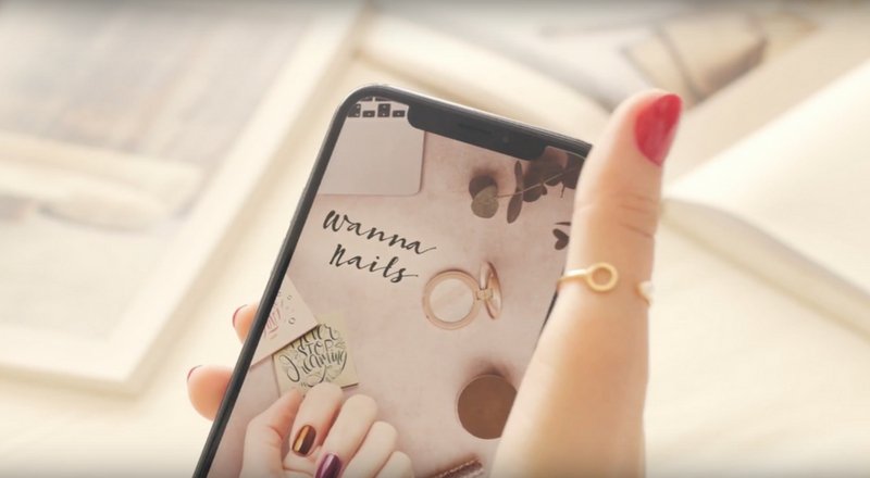 Artırılmış gerçeklik uygulaması Wanna Nails ile her renk ojeyi sanal ortamda denemek mümkün