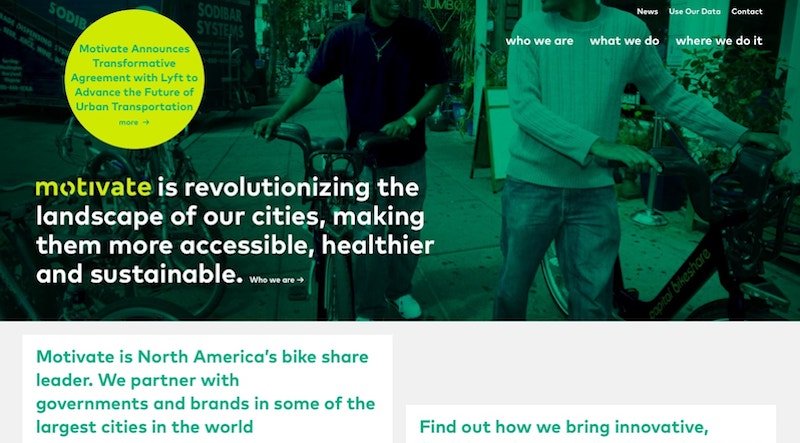 Lyft, Kuzey Amerika'nın en büyük bisiklet paylaşım platformu Motivate'i satın aldı