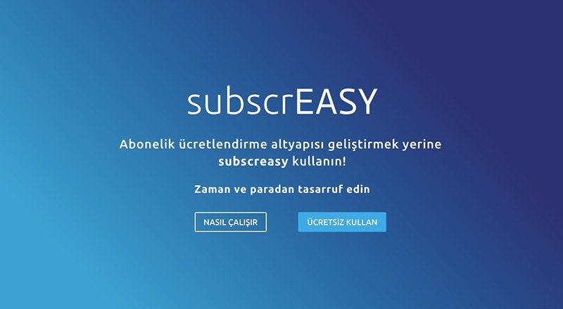 Bulut tabanlı abonelik ücretlendirme platformu: Subscreasy