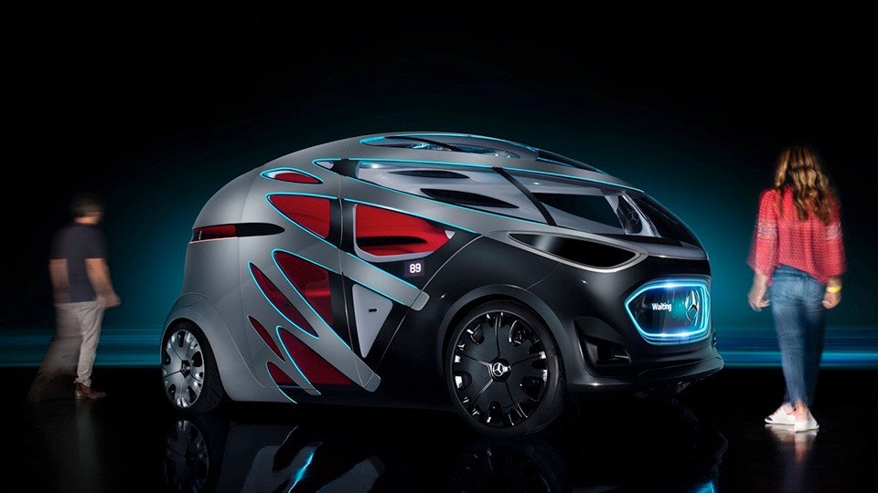 Mercedes'ten otonom ve elektrikli konsept model: Mercedes Vision Urbanetic