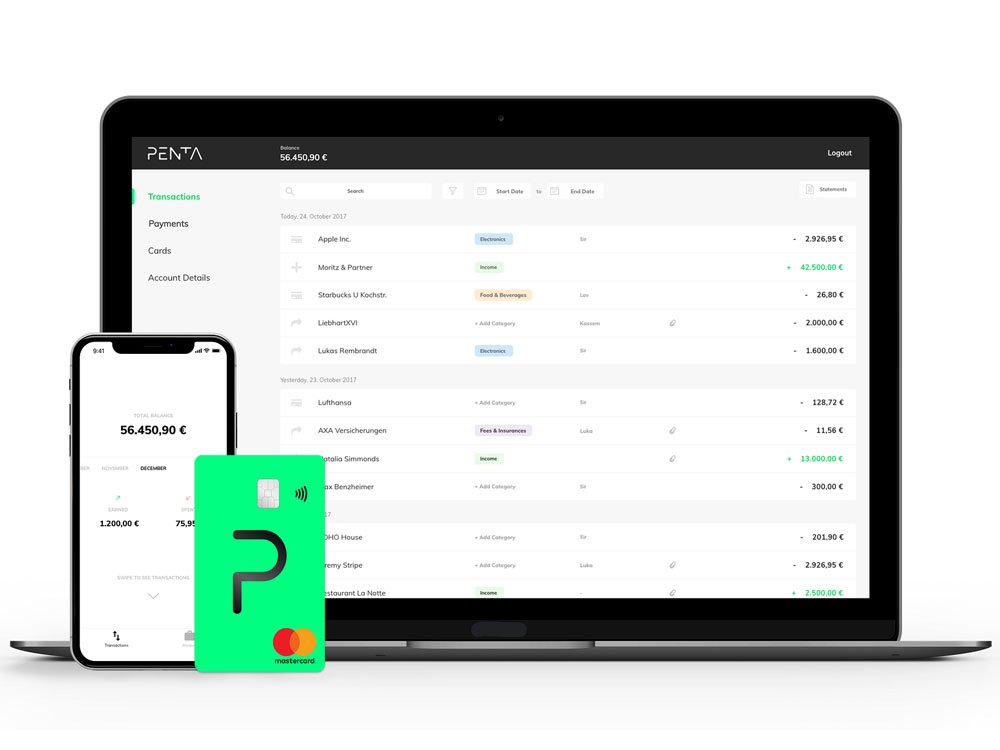 Penta, digital bank for SMEs, received 7 million euro investment