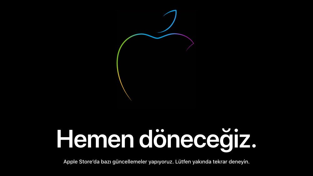Bu akşamki özel lansman etkinliğinden önce Apple Store geçici olarak kapatıldı