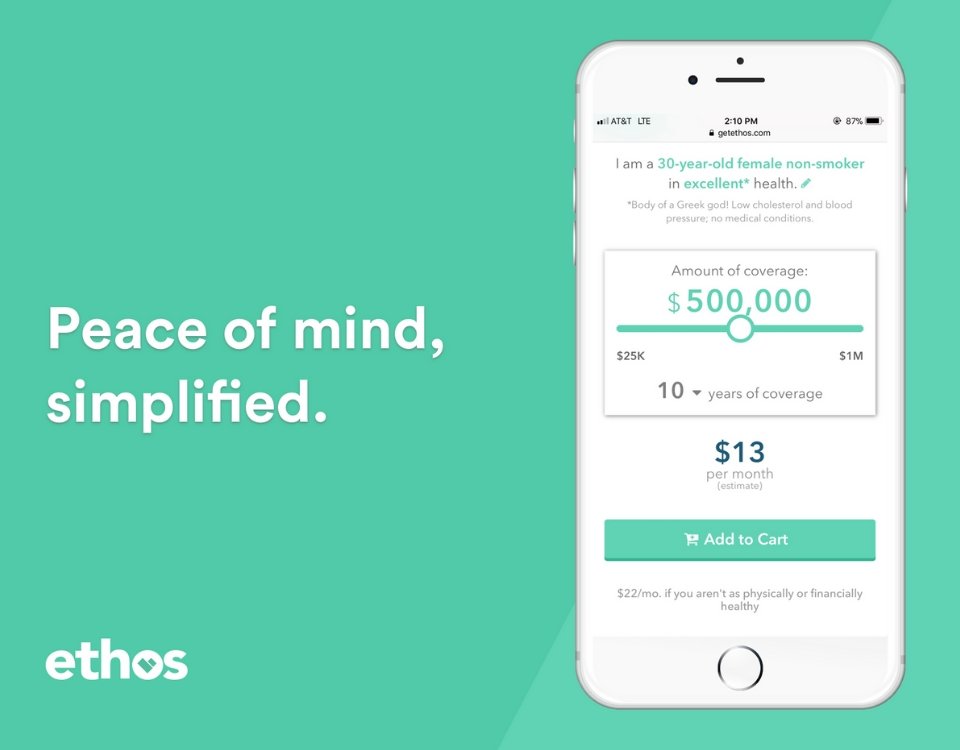 Health insurance startup Ethos, received an investment of 35 million dollars from Accel and Google