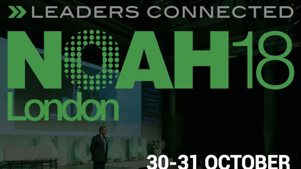 NOAH Conference London 2018 bugün başlıyor