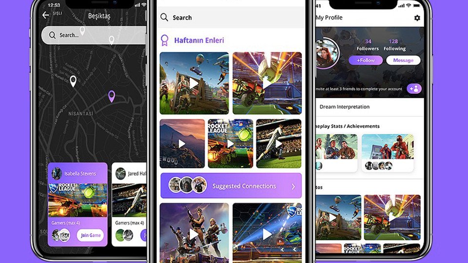 Oyuncular için yerli sosyal ağ: Rush