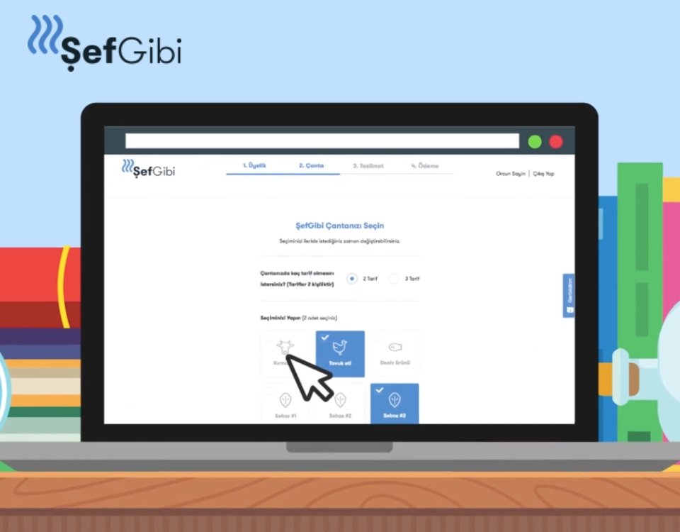 Weekly meal package startup for making cooking at home easier: ŞefGibi