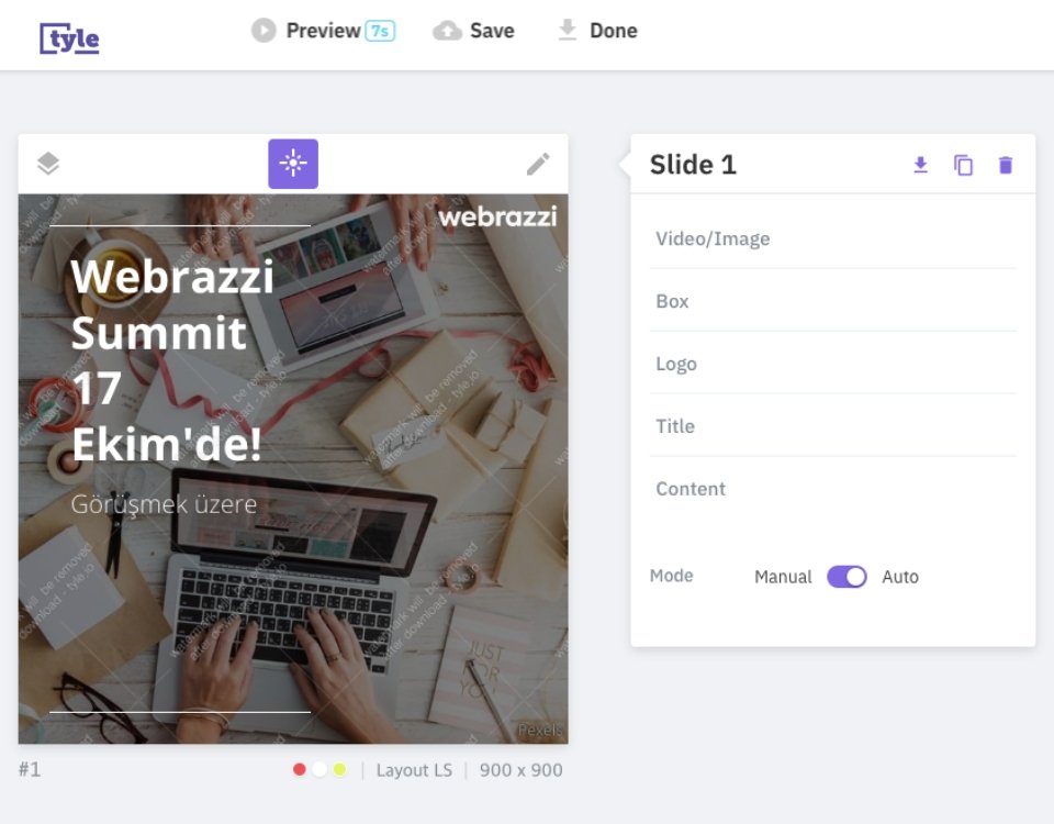 Startup for online designs for both individuals and companies: Tyle.io