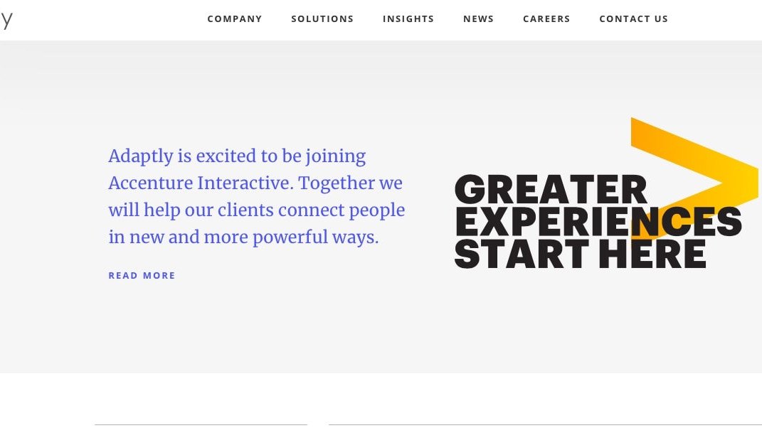 Accenture, dijital reklam platformu Adaptly'i satın aldı