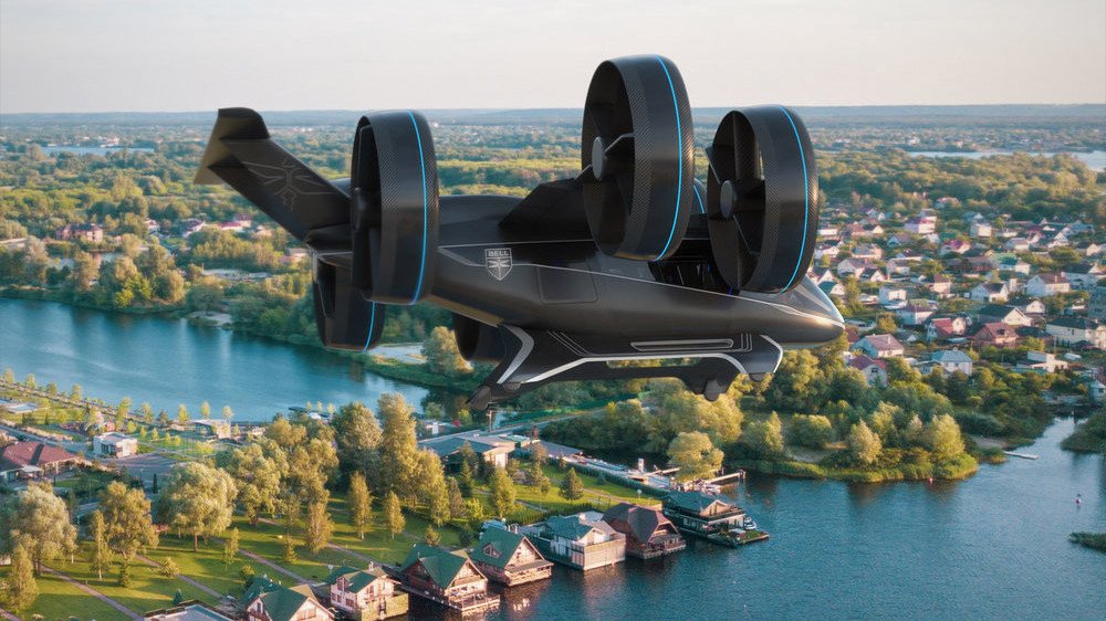 Helikopter üreticisi Bell hava taksi aracını tanıttı