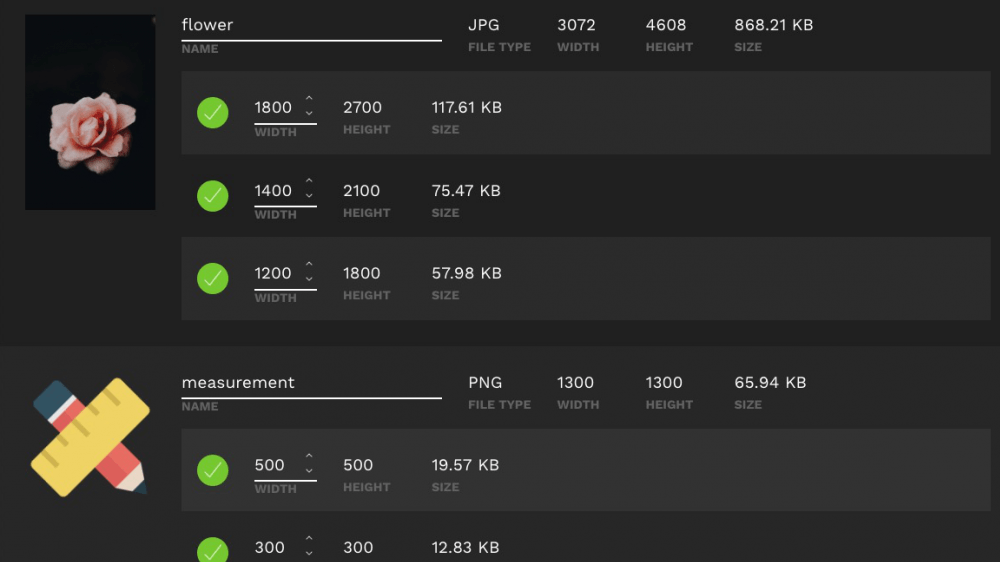 Web ve mobil uygulamalar için görselleri optimize eden araç: Assetsizr