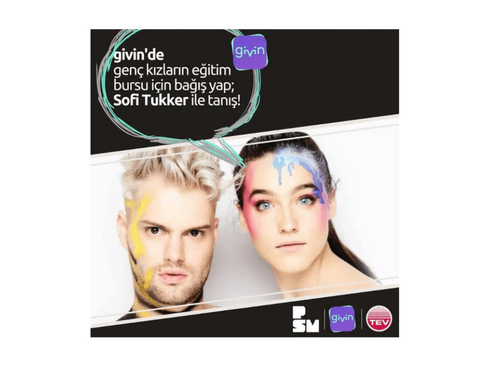 Givin bağışına ünlü pop ikilisi Sofi Tukker'dan destek
